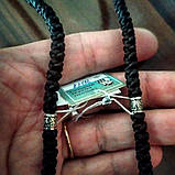 Хрести з плетінням і сріблом (колір нитки на вибір) на фото хрест покупця, фото 3