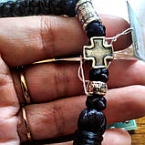 Хрести з плетінням і сріблом (колір нитки на вибір) на фото хрест покупця, фото 4