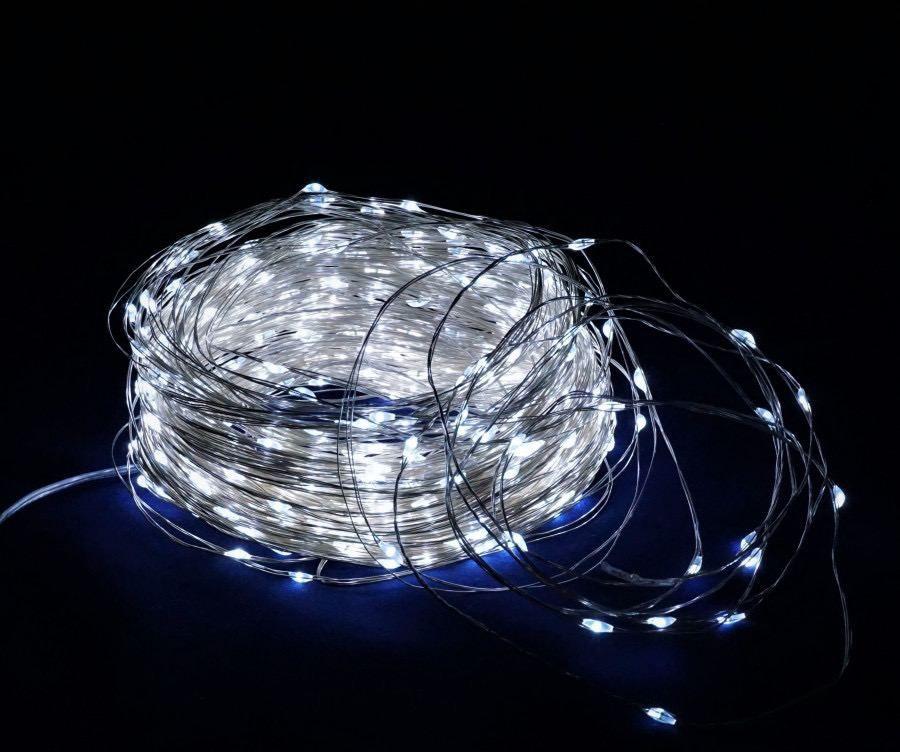 Гірлянда "роса" 100м LED, холодна біла [nx0101]