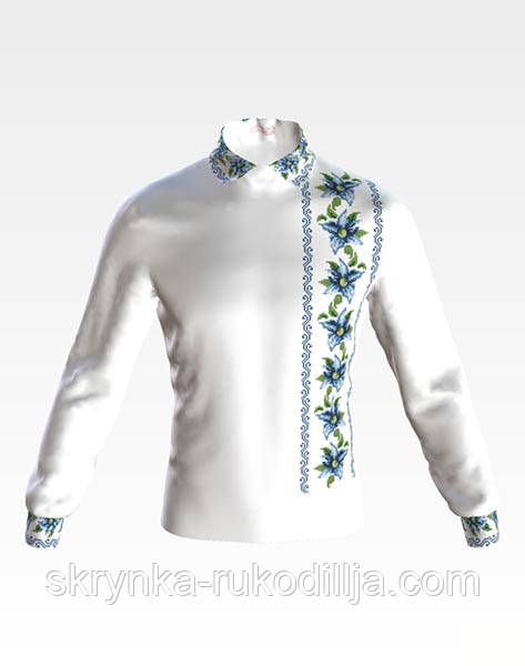 Заготовка для вишивки Сорочка чоловіча СЧ061 Барвиста Вишиванка