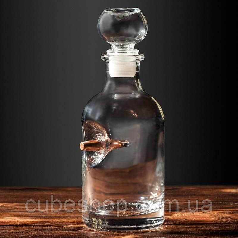 Графин 0,5 л із "застрялою" кулею, фото 1