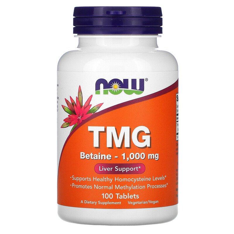Now Foods TMG 1000 mg 100 таблеток