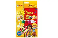 Фломастеры-аэрографы волшебные MALINOS BLOpens Magic 5 (4+1+1) шт MA-300965, Time Toys