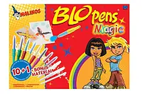 Фломастеры-аэрографы волшебные MALINOS BLOpens Magic 10 (8+2+1) шт MA-300964, Time Toys