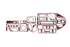 Накладки на панель V-1 Темне дерево для BMW X5 E-53 1999-2006 рр