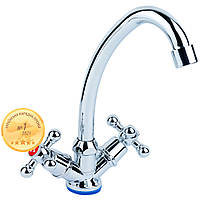 Змішувач AQUATICA QM 1/2" для кухні економ на гайці (КРАТНО 2 шт.) QM-1B159C (9783100)