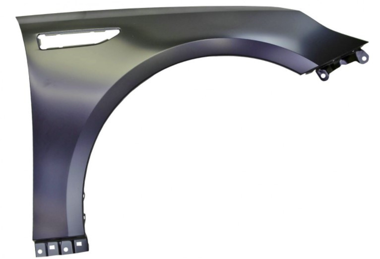 Крило переднє Kia Optima 4 JF (2016-2020) дорещує, рестайлінг під повторювач праве 66321-D4000 SMS autoparts