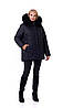 Тепла жіноча куртка зимова з натуральної опушенням розміри 48-62, фото 3