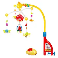 Музыкальная карусель - мобиль на кроватку Joy Toy 7308 с пультом управления, Time Toys