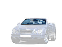 Лобове скло Mercedes W208 CLK (1997-2003) /Мерседес В208 СЛК з датчиком дощу