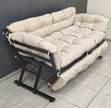 Диван розкладний з подушками Троян (беж)