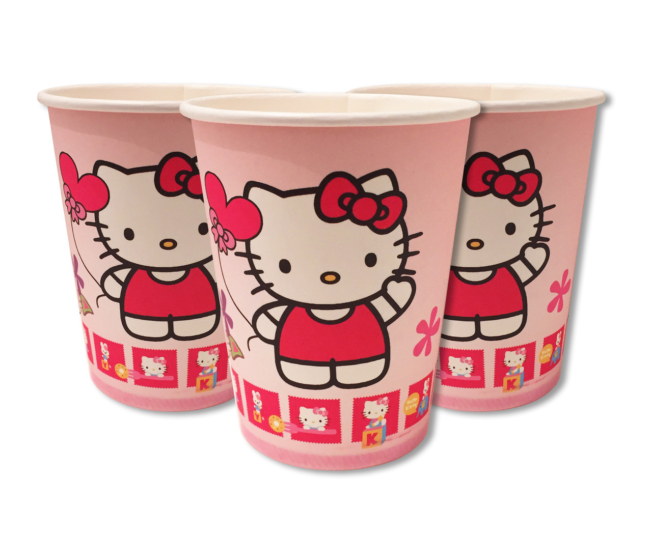 Стаканчики паперові одноразові | Хеллоу Кітти