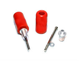 Крашпеди на мотоцикл L = 95 d = 50 червоні (к-т 2 шт.)