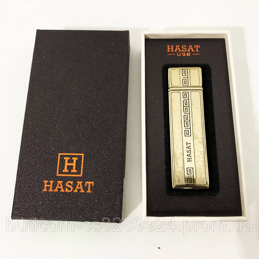 USB зажигалка в подарочной коробке Hasat HL-66