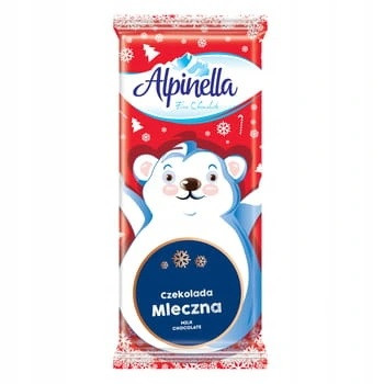 Шоколад Молочний Альпинелла Alpinella Czekolada Mleczna 90 г Польща, фото 1