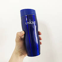 Термокружка UNIQUE UN-1071 0.38 л. Колір синій, фото 2