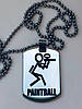 Сувенірний жетон Primo DOG TAG Paintball - Silver, фото 3