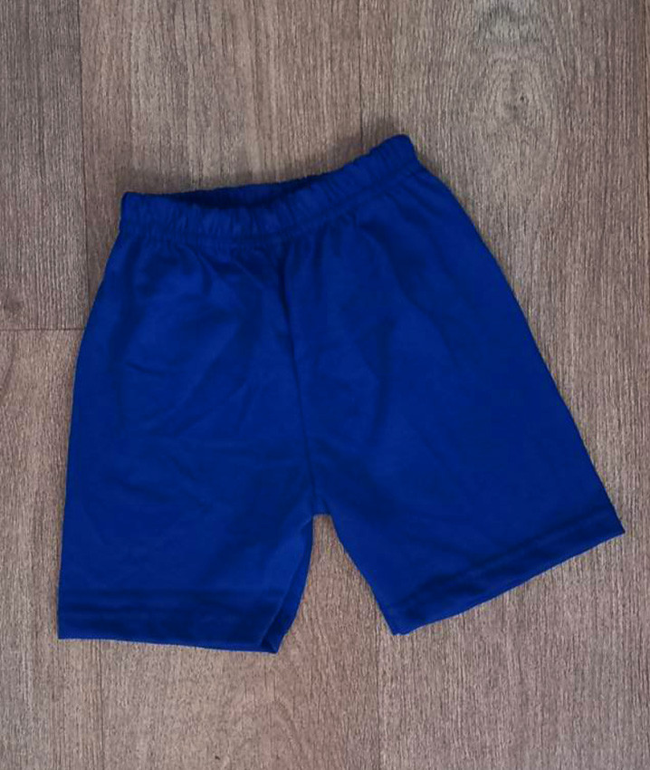 Шорти дитячі однотонні, шорти та бриджі для хлопчиків (сині), шорти для дітей трикотажні