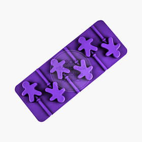 Форма силіконова для цукерок — Чоловічки