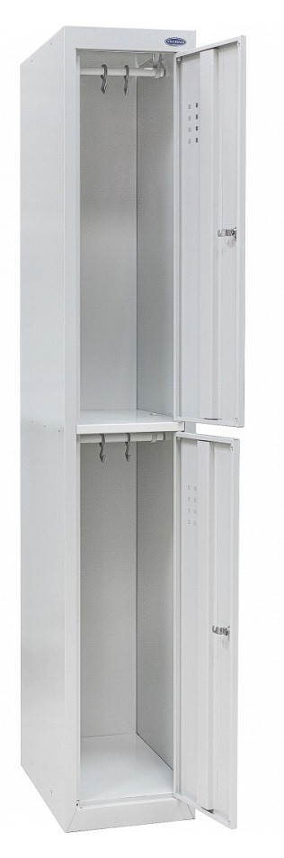 Шафа для одягу металева,шафа для переодягання,шафа для зберігання особистих речей ШО-300/1-2 1800(в)х300(ш)х500(гл) (2-секційний), фото 1