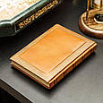 Щоденник А5 формату в шкіряній палітурці "Україна" з натуральної шкіри, фото 4