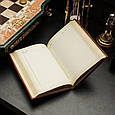 Щоденник А5 формату в шкіряній палітурці "Україна" з натуральної шкіри, фото 5
