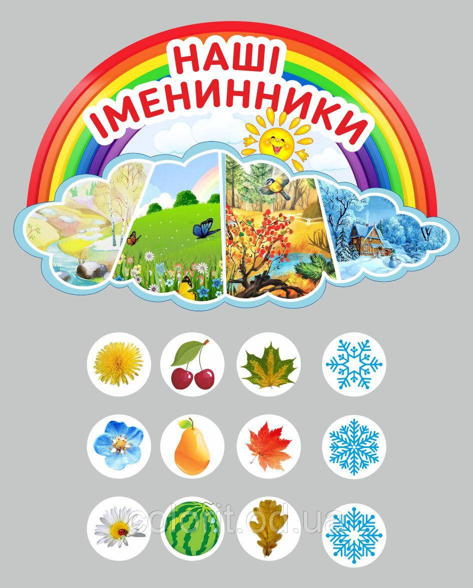 Комплексний стенд "Наші іменинники"