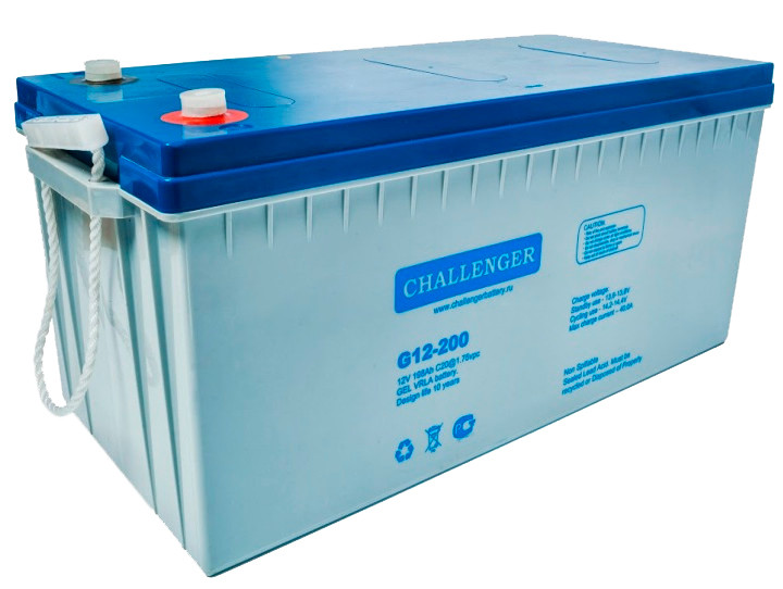 Акумулятор гелевий - 200 Аг 12В Challenger G12-200 GEL, фото 1