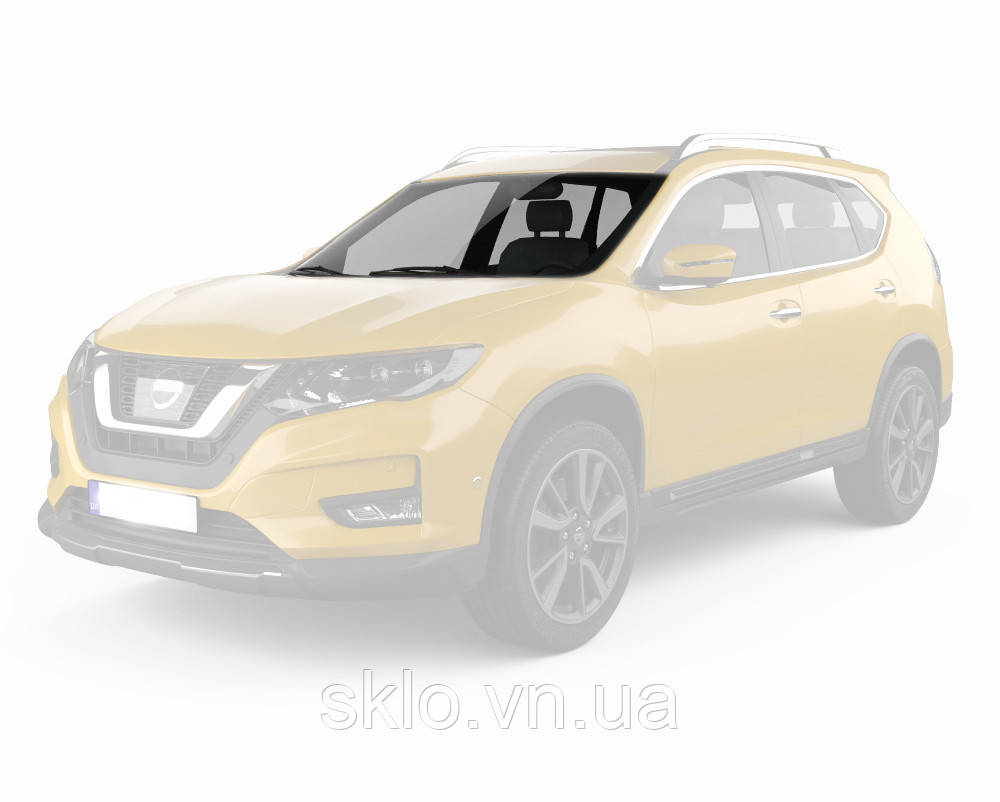 Лобове скло Nissan X-Trail (T-32) (2014 року -) /Nissan Rogue /Ніссан Ікстрейл (Т-32) /Ріг датчиком