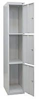 Металева шафа для зберігання одягу,шафа для роздягалень і гардеробів,шафа для речей ШО-400/1-3 (3 секції) 1800(в)х400(ш)х500(гл)