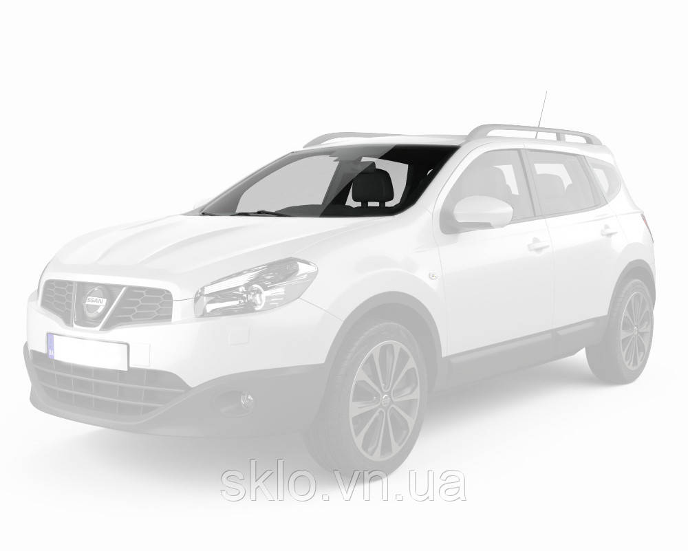 Лобовое стекло Nissan Qashqai/Qashqai+2 (2007-2014) /Ниссан Кашкай/Кашкай+2 с датчиком дождя - фото 1 - id-p1499068567