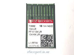 Голки для шкіри Groz-Beckert, машинні, з ріжучим вістрям LR 140/22, 1 голка