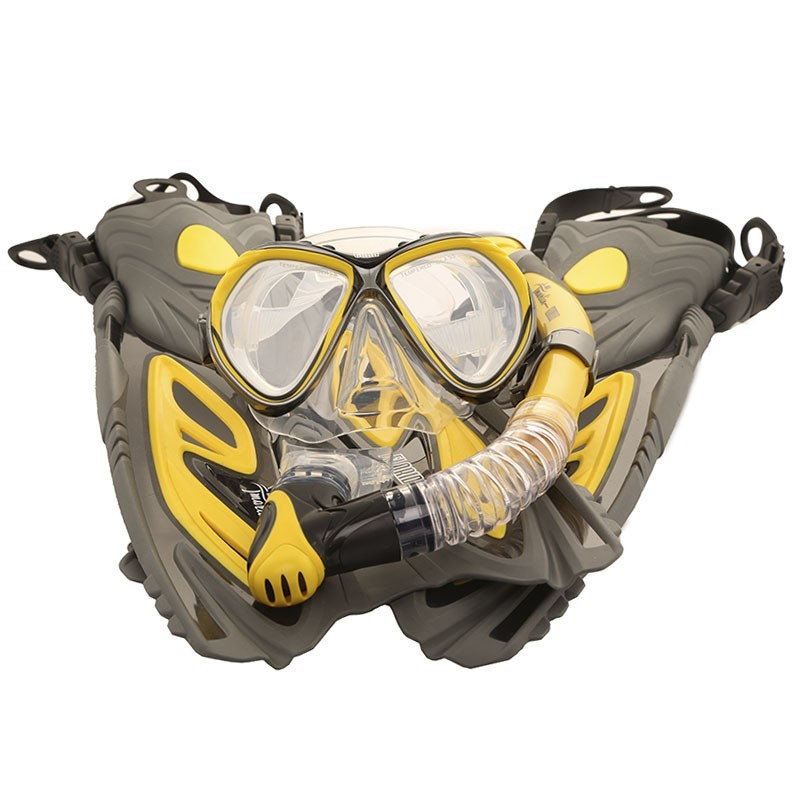 Набори для підводного плавання Marlin Florida Yellow, розмір 38/41, фото 1