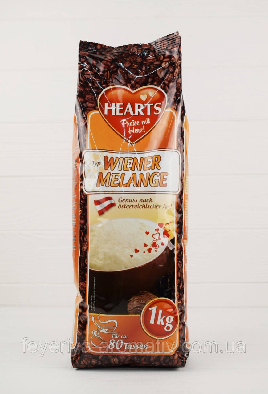 Капучино Hearts Cappuccino Wiener Melange 1кг (Німеччина)