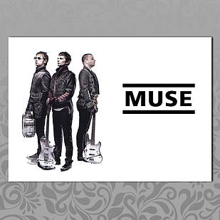 Плакат А3 Рок Muse 002