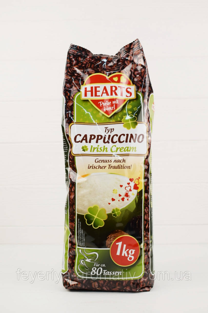 Капучино зі смаком ірландських вершків Hearts Cappuccino Irish Cream 1 кг (Німеччина)