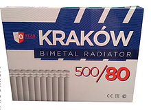 Радіатор біметалевий Krakow 500/80