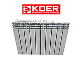 БІМЕТАЛІЧНИЙ РАДІАТОР KOER MAXI 500*110 (ЧЕХІЯ), фото 4