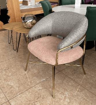 Кресло Адель (Серый + Розовый) - фото 1 - id-p1258320802