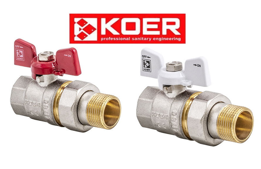 Кран з американкою Koer 3/4" KR.227 (Чехія)