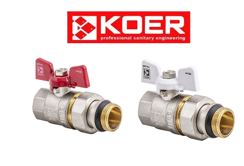 Кран з американкою Koer 3/4" "антипротечка" KR.227.W-Gi (Чехія)