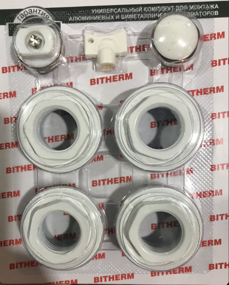 Комплект для радіатора 3/4" (із кріпленнями) BITHERM
