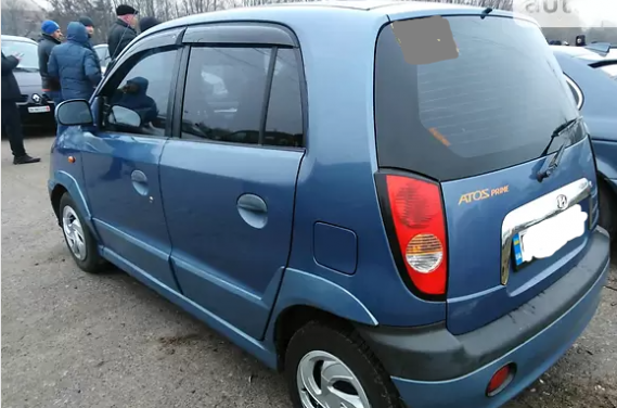 Ветровики Hyundai Atos 5d 1997-2003 Cobra Tuning