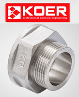 Перехідник 3/8"х1/2" KOER KF.A0406 (Чехія)