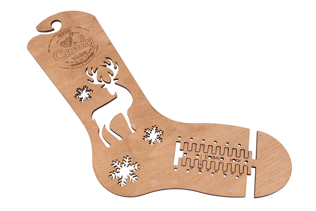 Блокатор для в'язання гольфів, Горіх, фото 1