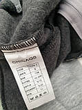 Сіра кофта товстововка з капішоном на байці для хлопчиків зріст 134,140, фото 2