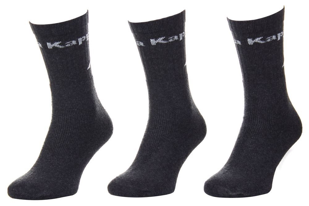 Шкарпетки  Kappa Socks Logo Saboya 3-pack  grey