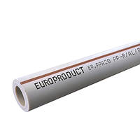 EUROPRODUCT ПОЛІПРОПІЛЕНОВА (ППР) ТРУБА STABI з Алюмінієм D20, ЧЕХІЯ