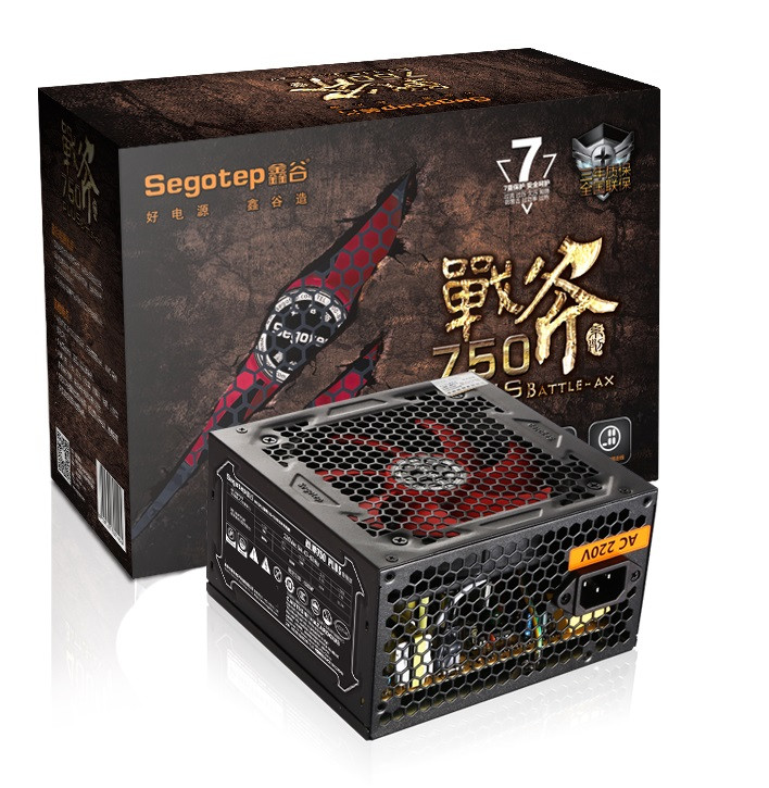 Блок живлення Segotep ZF-750 PLUS (SG-D750BXB), 12 cm fan, 650 W (6959371301619)
