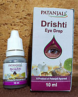 Капли глазные Дришти Патанджали 10мл СРОКпо08.24 Drishti eye drop Patanjali Глаукома Катаракта и др.болезни гл